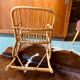 Children's rattan rocking chair
