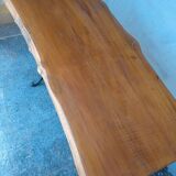 Bistro table with brutalist plane tree top for 4 people.