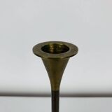 Scandinavian brass candle holder, 1960s