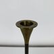 Scandinavian brass candle holder, 1960s