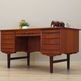 Teak desk, Danish design, 1970s, production: Denmark