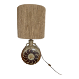 Gourd lamp in vintage stoneware 60s