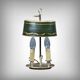 Pair of "Bouillotte" Lamps in Brass, Empire Style – Early 20th Century