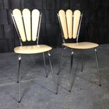 Pair of chairs "Petals" 70s