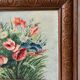 Tableau ancien fleurs bouquet