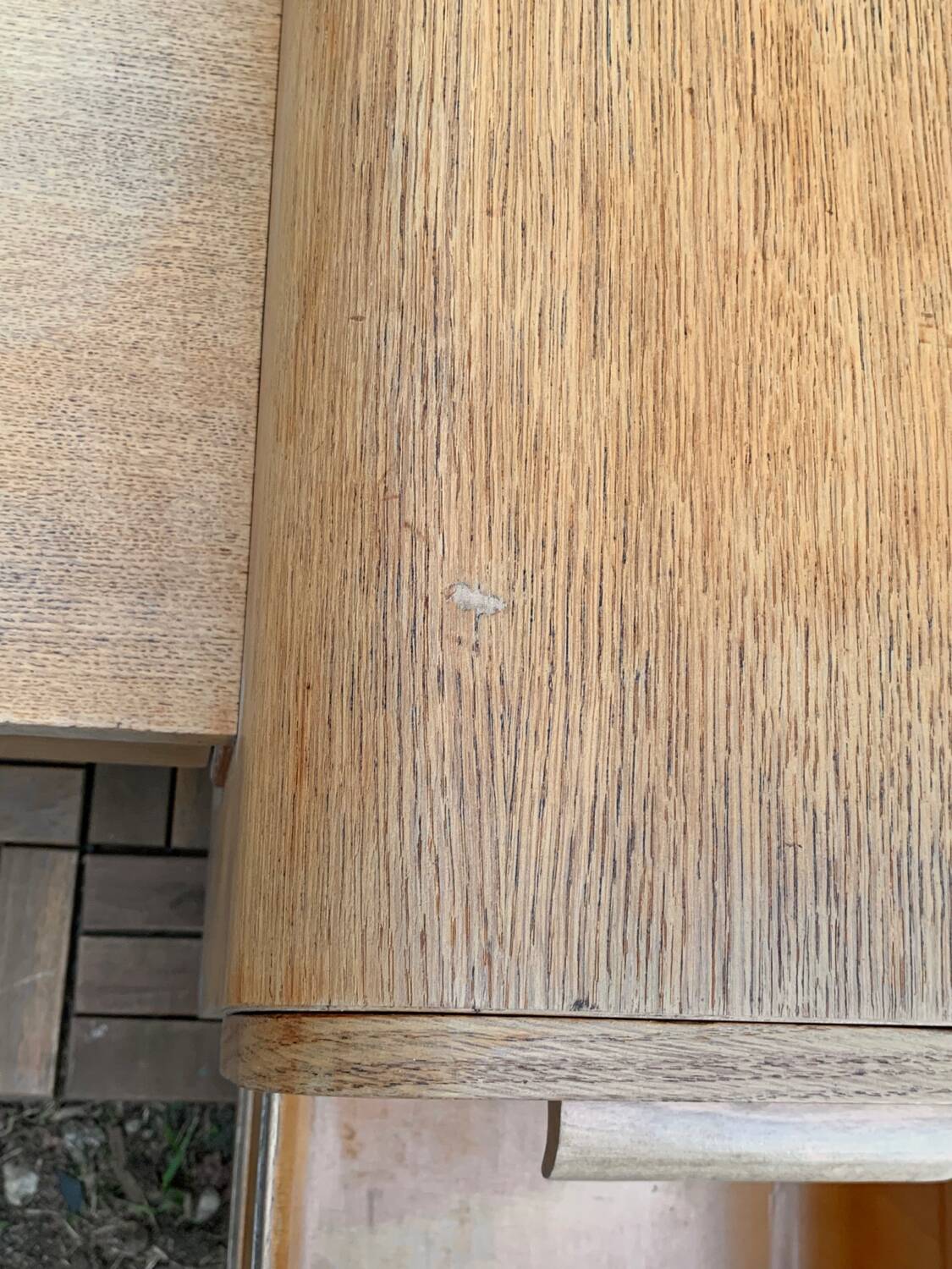 Art Deco dressing table in raw oak produced by Tatra Nabytok Czechoslovakia 1950