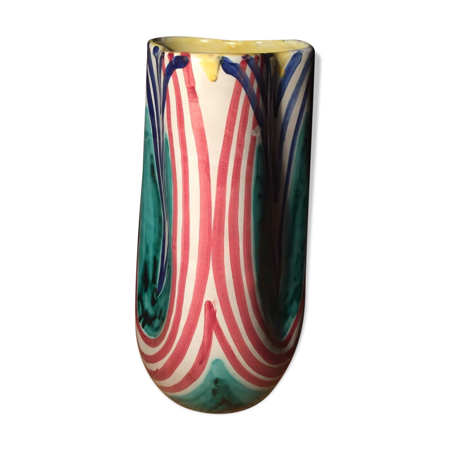 Vintage ceramic vase Italy