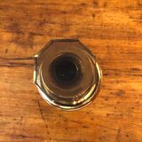70's smoked glass carafe
