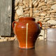 Ancient terracotta pottery jar