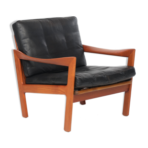 fauteuil par Illum Wikkelsoe,