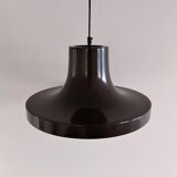 Brown metal pendant lamp with perspex diffuser for ab fagerhult, sweden