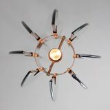 Italian Plexiglass Pendant Lamp, 1970s