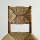 Chaises de salle à manger françaises en bois « N 19 » du milieu du siècle par Charlotte Perriand, années 1950