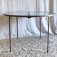 Folding metal and formica table in blue - 1960s/70s