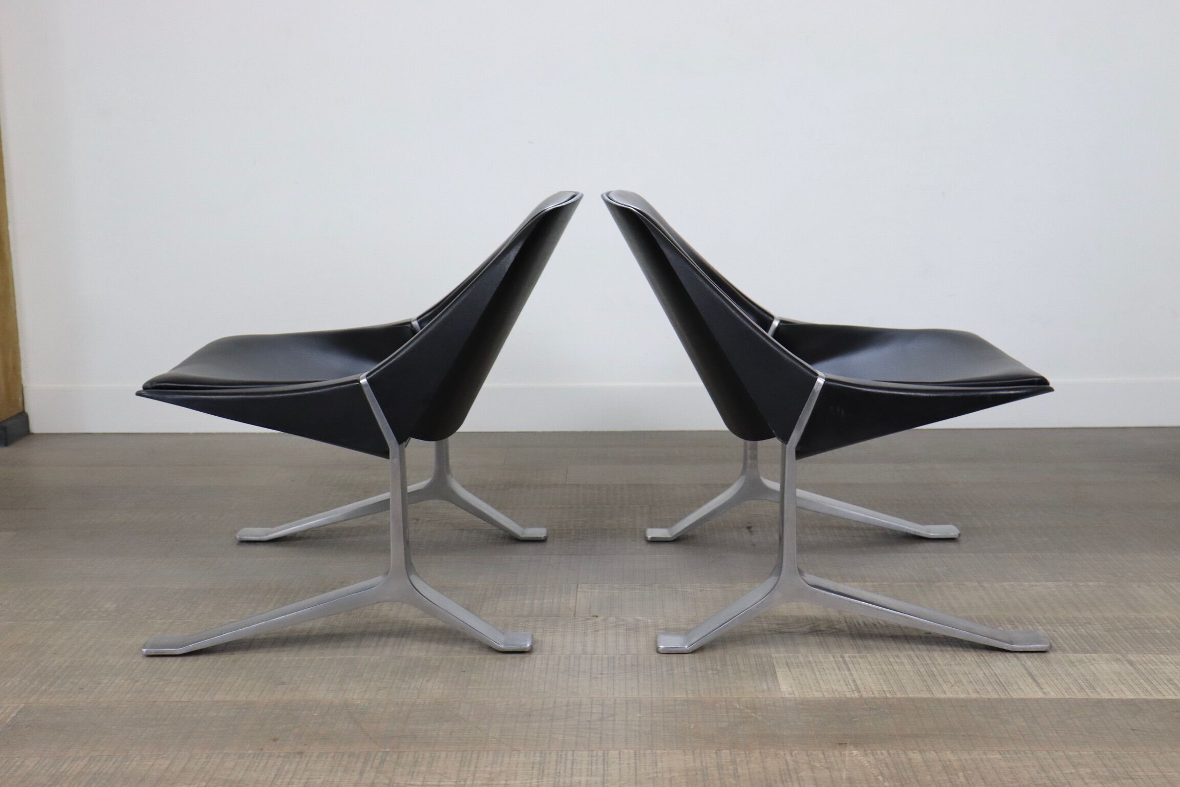 Pair of Knut Hesterberg lounge chairs, Germany 1971