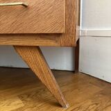 Commode pieds compas années 50