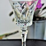 Crystal wine glass of St Louis camargue model