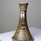 Vintage candlestick or soliflore in glazed stoneware signed Le Don.