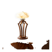 Art Deco table lamp from the 1950s, Poland.