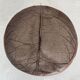 De Sede style pouf in leather patchwork, 1970s design