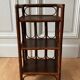 Rattan shelf vintage bamboo 60s