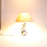 Patchwork Pattern Table Lamp By Keramika Liboje, Yugoslavia 1950S