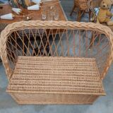 Child chest bench in rattan