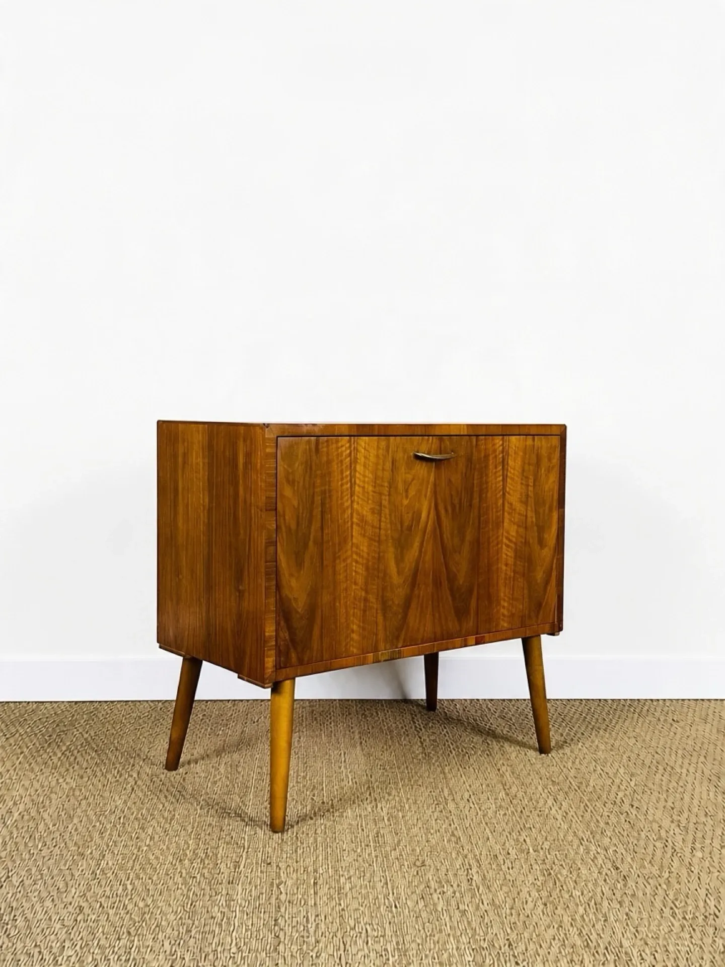 1960s walnut vintage sideboard