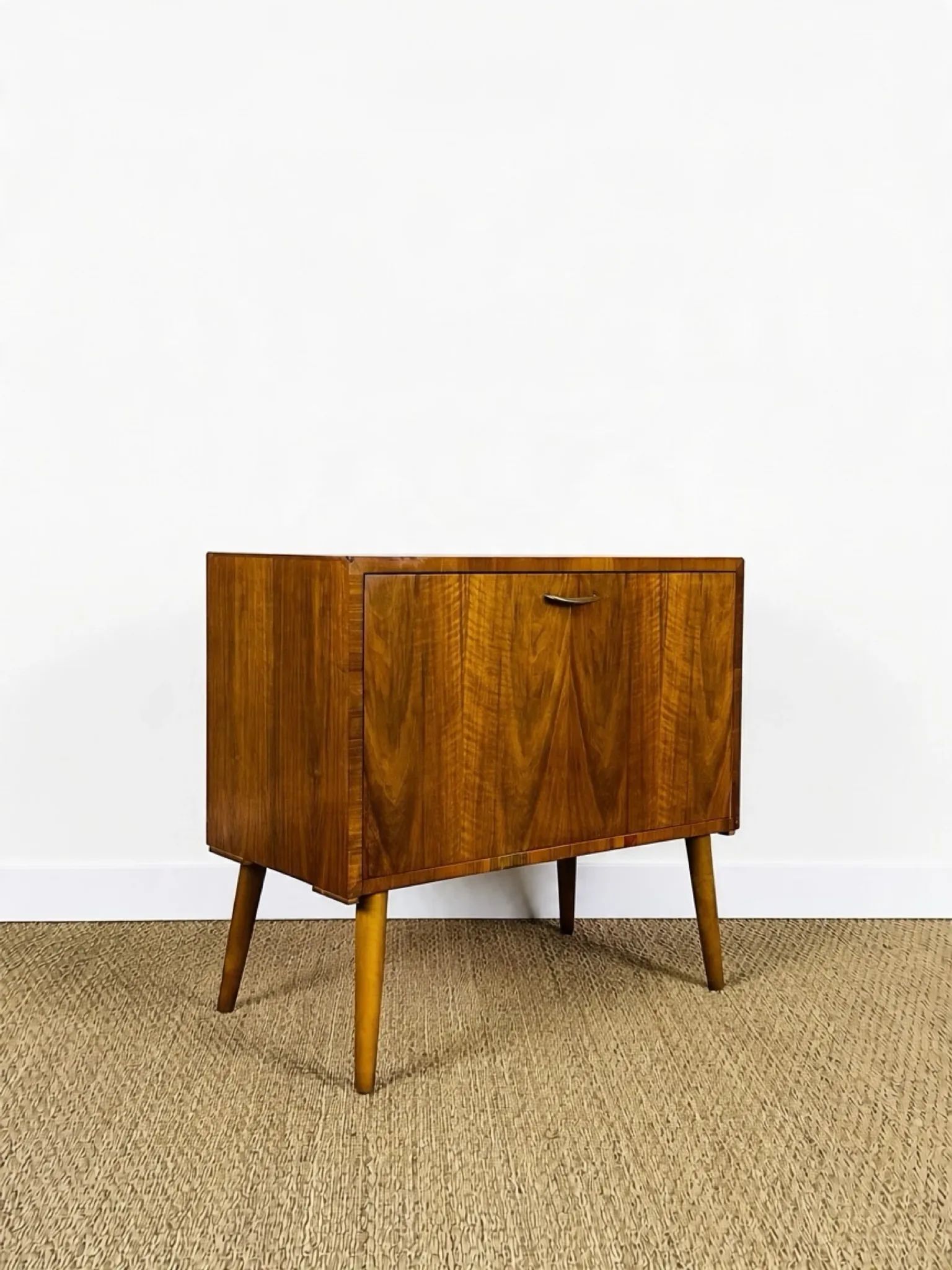 1960s walnut vintage sideboard