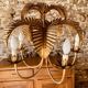 Palm type chandelier by Hans Kogl