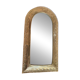 Ethnic brass mirror crafted in the 1980s.