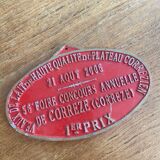 Agricultural competition plaque