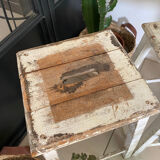 Old wooden painter's stools