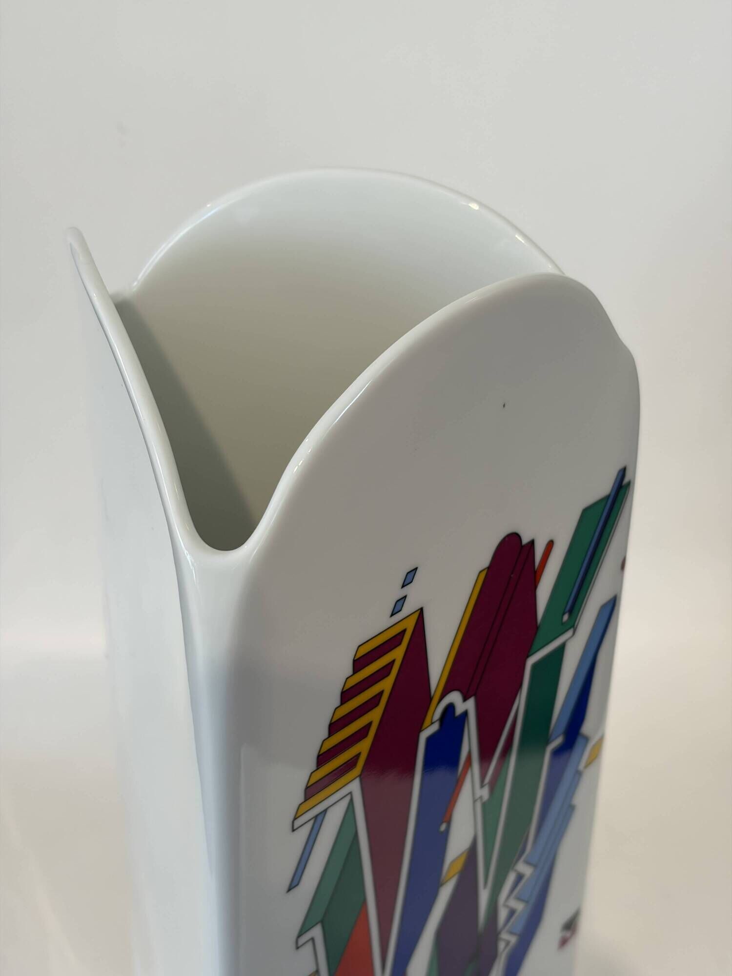 Vase en Céramique par Marcello Morandini pour Rosenthal, 1980s
