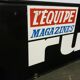 Plaque publicitaire L'Equipe Magazine