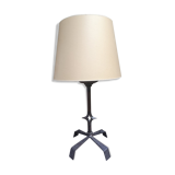 Forged iron lamp - circa 1970