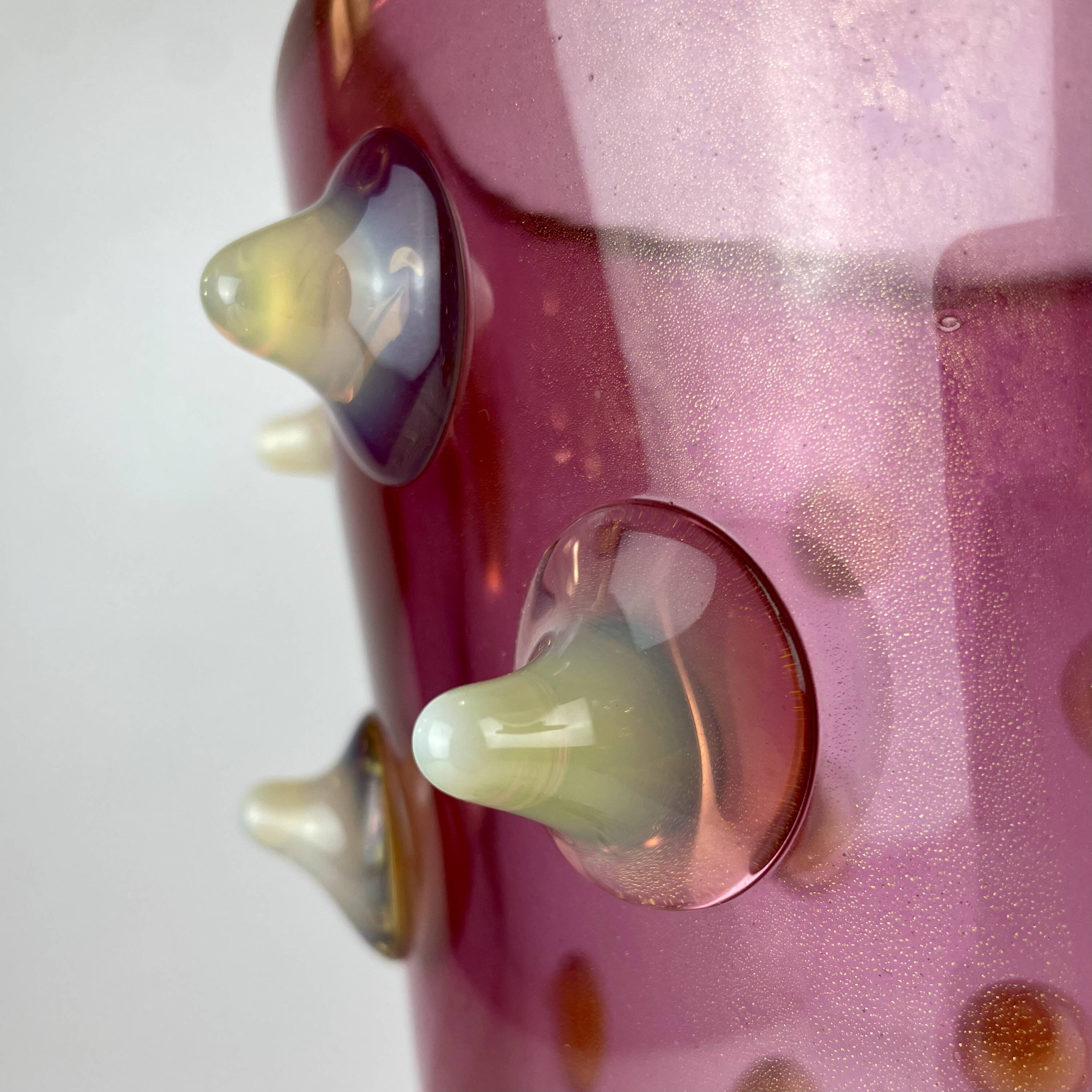 Thorn Spikes Murano Glass Vase by Pino Signoretto, Italy, 1990s
