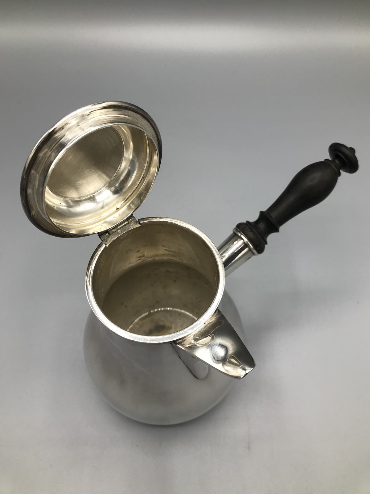 Silver metal chocolate maker