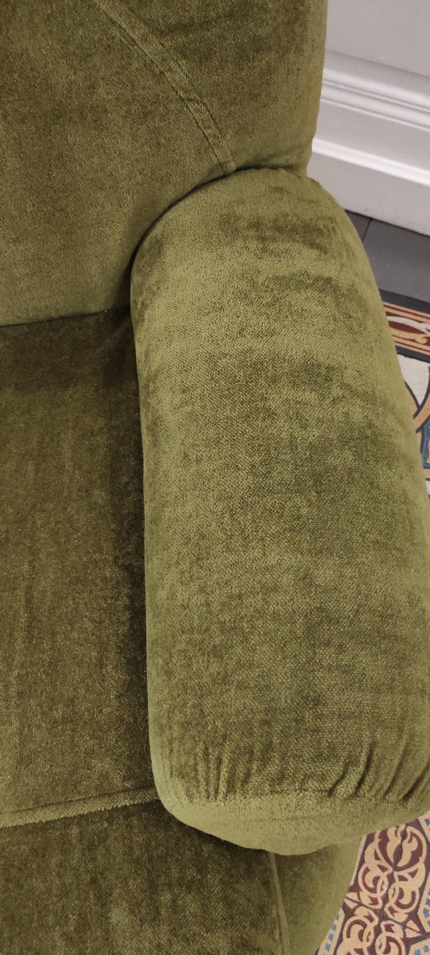 Fauteuil vintage en velours