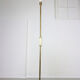 Minimal mid-century brass & marble lamp