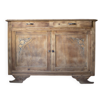 Art Deco buffet in solid wood