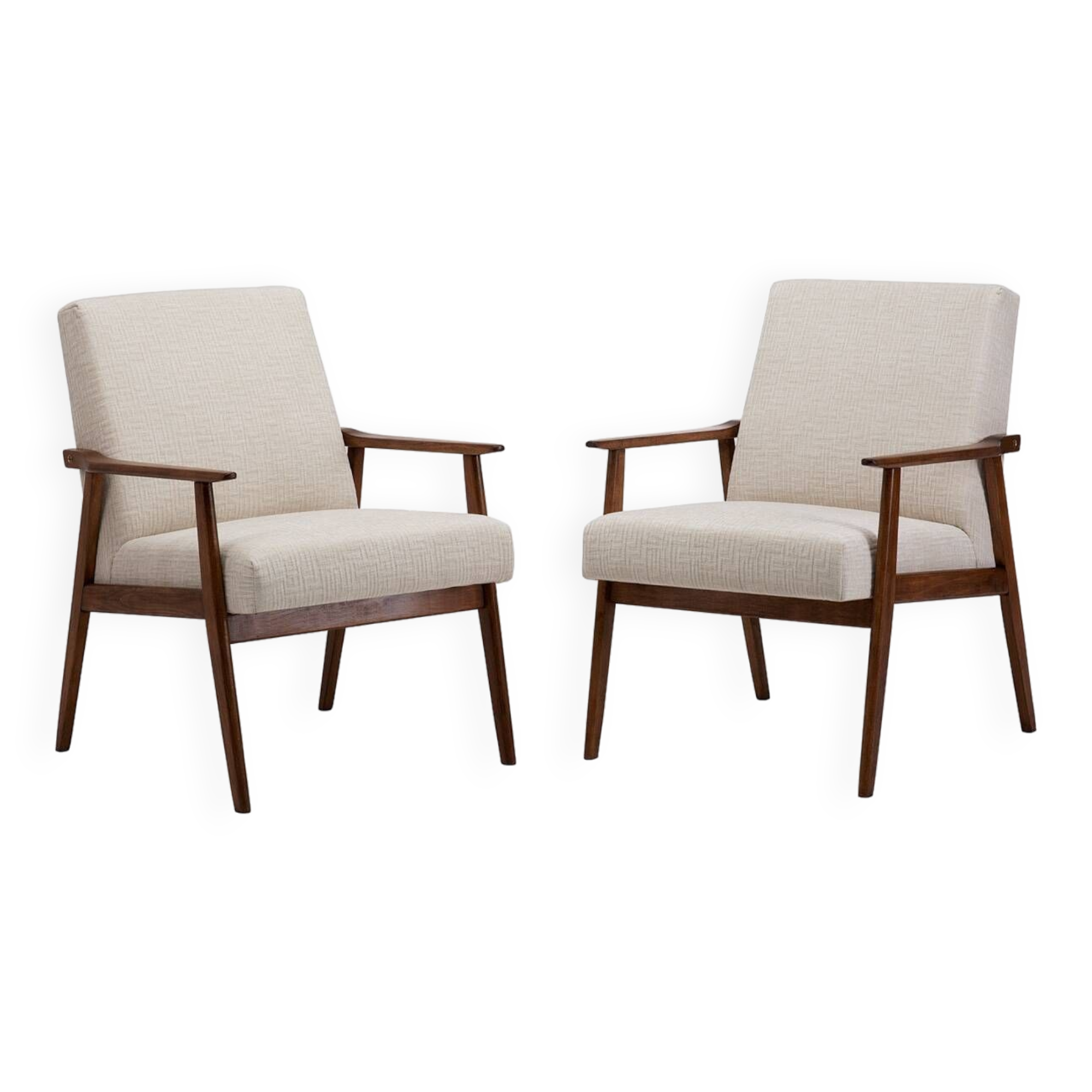 Pair of śnieżnik armchairs from the 1970s.