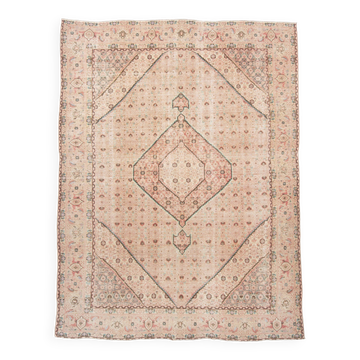 Tapis persan classique rose clair 9x12, 288x382 cm