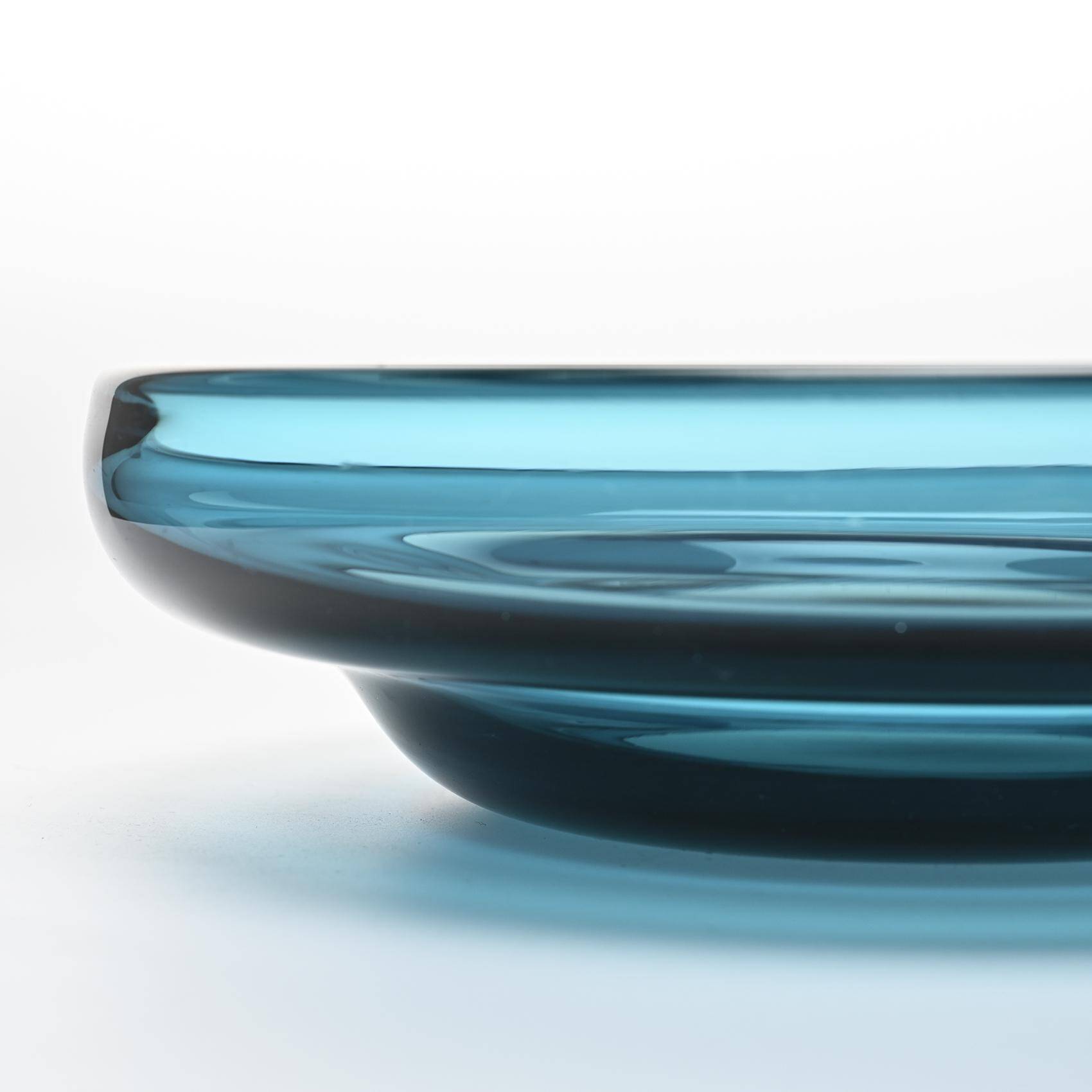 Claude Morin, blown glass cup, France