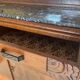 Buffet vintage marbre avec miroir années 30