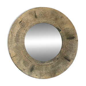 miroir mural rustique