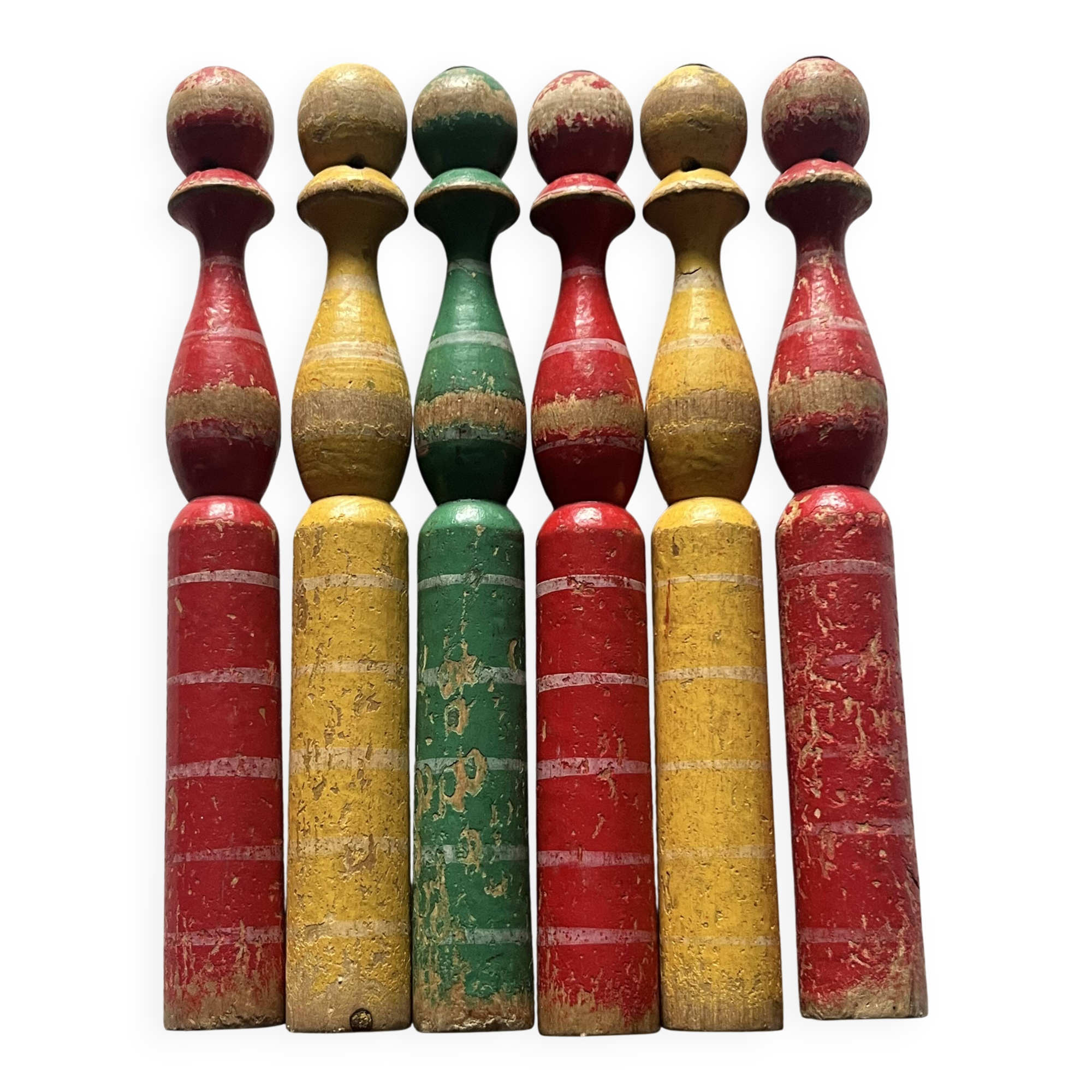 Wooden bowling game
