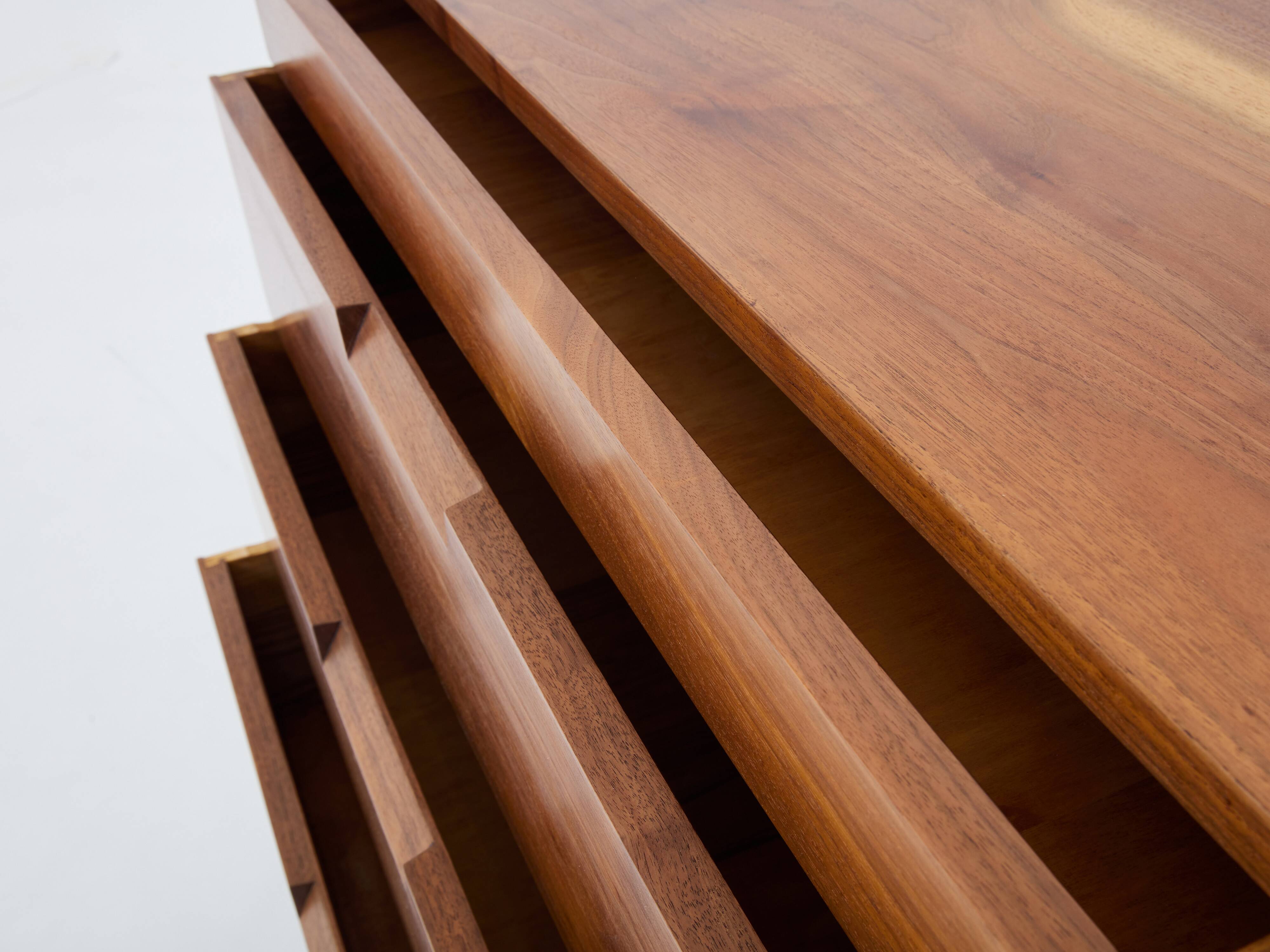 George Nakashima American black walnut chest of drawers 1955