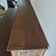 Gradin de bureau ancien en chêne sculpté