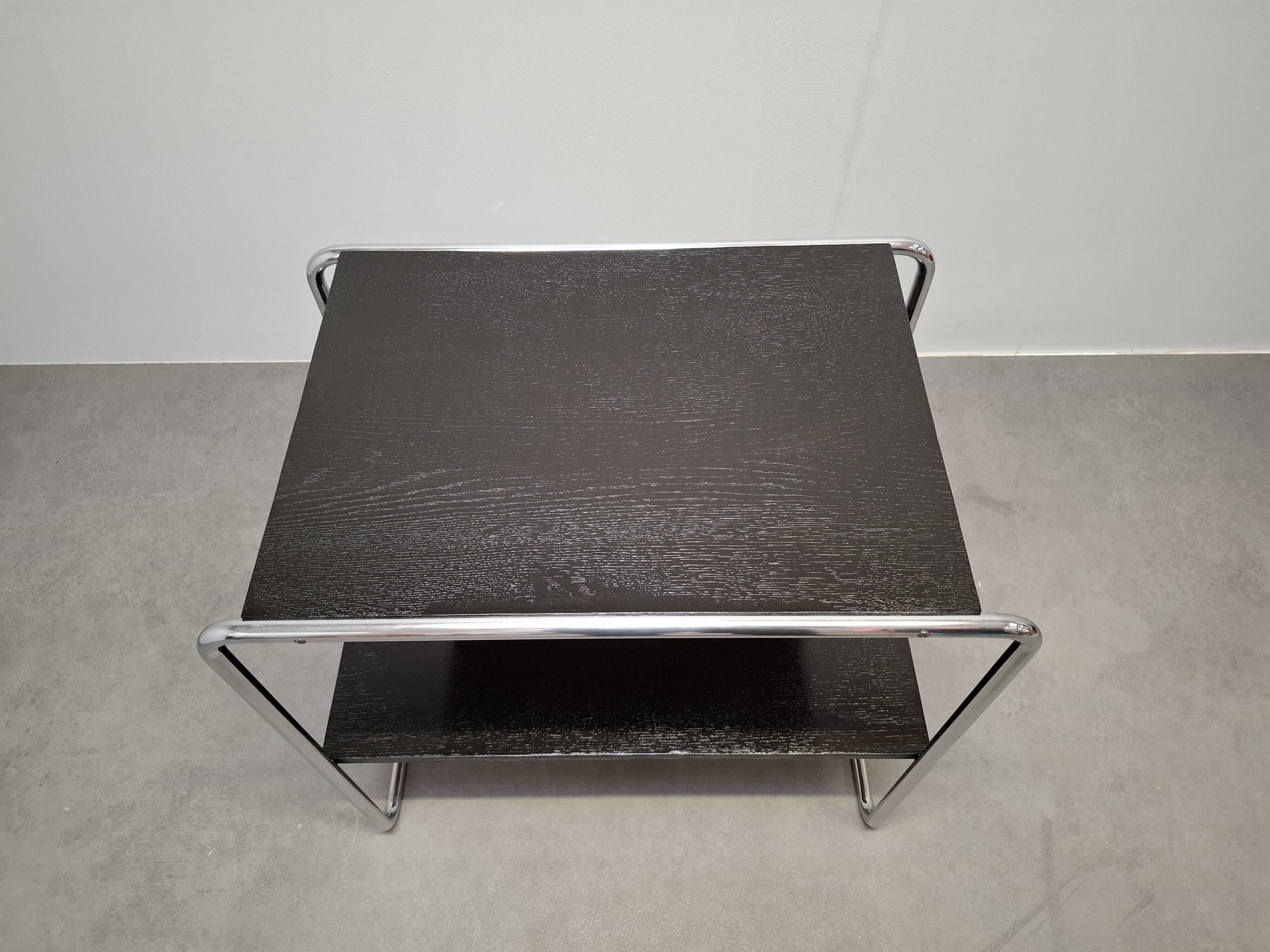 Bauhaus Side Table Attributed to Marcel Breuer, Czechoslovakia